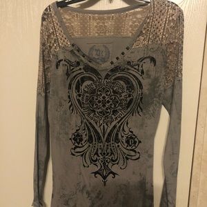 Size medium long sleeve top